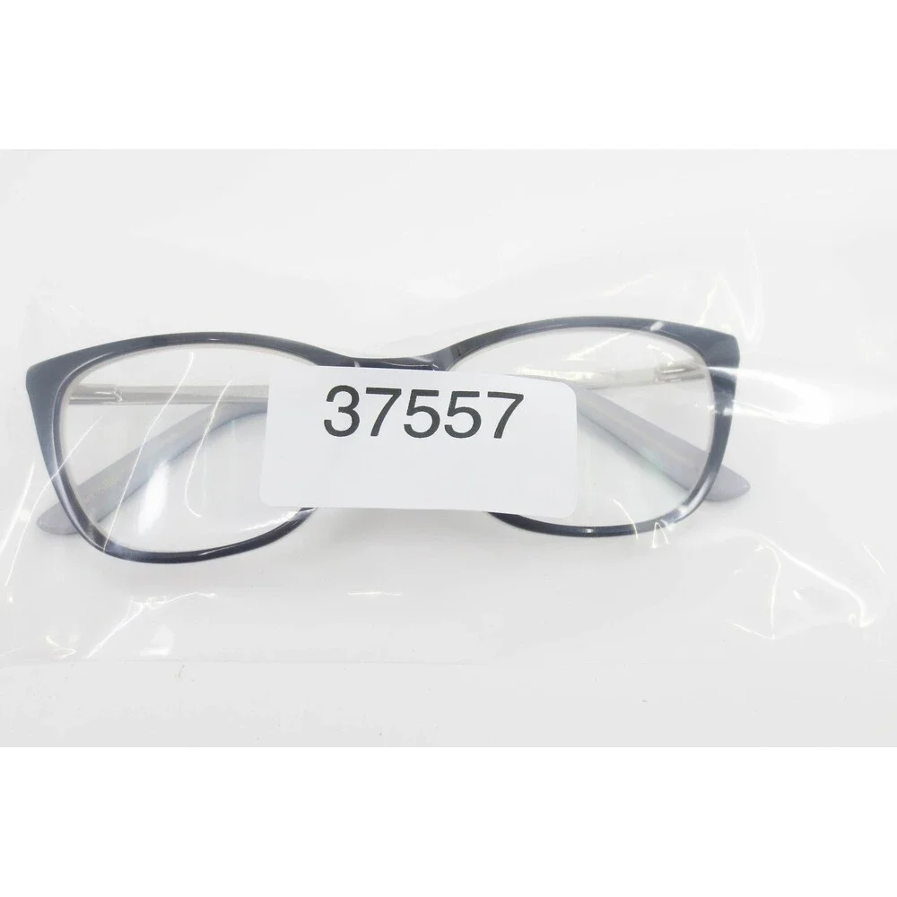 SA 8007 BK/WH Cat Eye Eyeglass Frames Black White 53-16-140 Women Eyewear